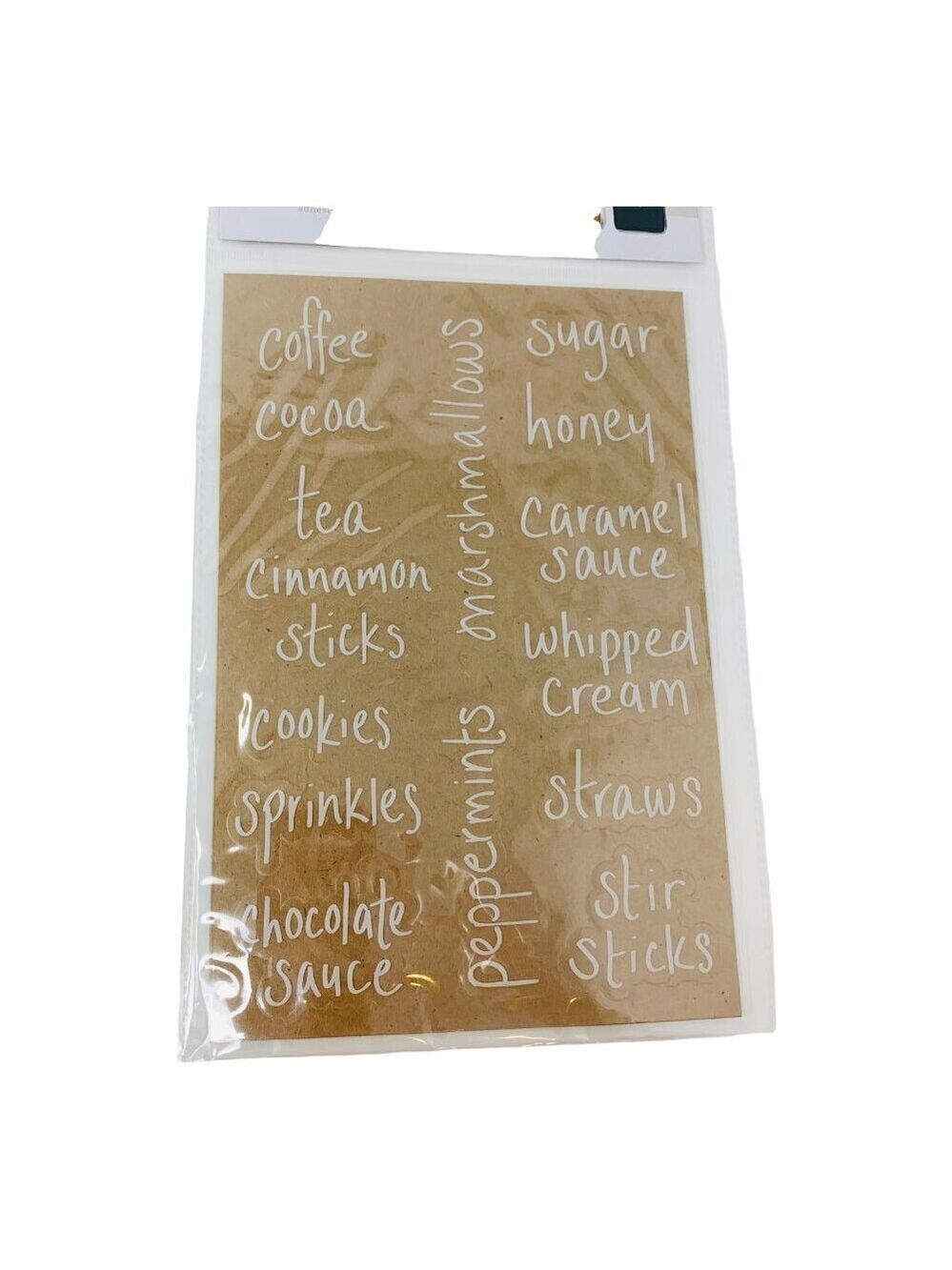 White Pantry Decals Labels Container Organizing  Kitchen Food Storage Container - Picture 4 of 6
